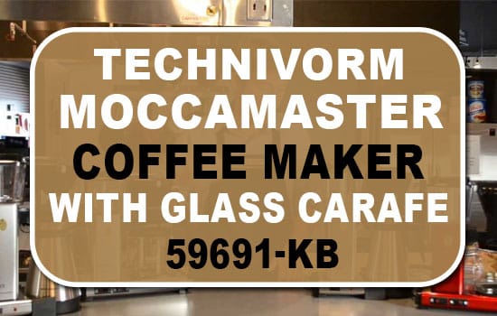 Technivorm Moccamaster Coffee Maker With Glass Carafe