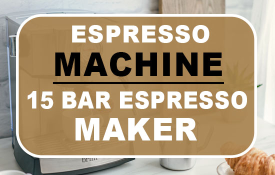 Espresso Machine, 15 Bar Espresso Maker