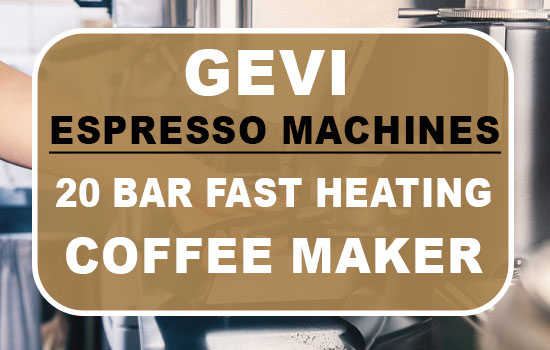 Gevi Espresso Machines 20 bar Fast Heating Coffee Maker