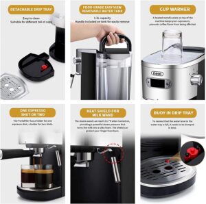 Fast Heating Automatic Cappuccino Coffee Maker